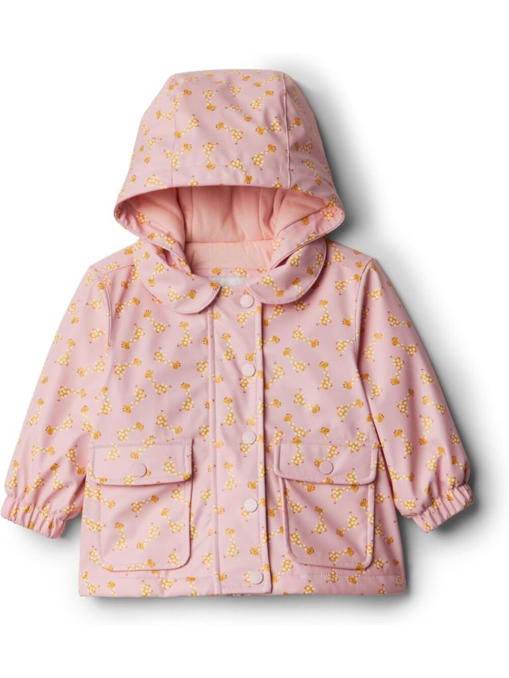 Water-Repellent Rain Jacket for Toddler & Baby Girls - Lightweight, Stylish